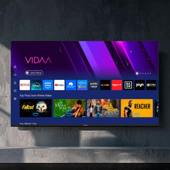 DYON Smart 32 VX Téléviseur 80 cm (32 pouces) (HD Smart TV, HD Triple Tuner (DVB-C/-S2/-T2), App Store, Prime Video, Netflix, YouTube, DAZN, +), Noir