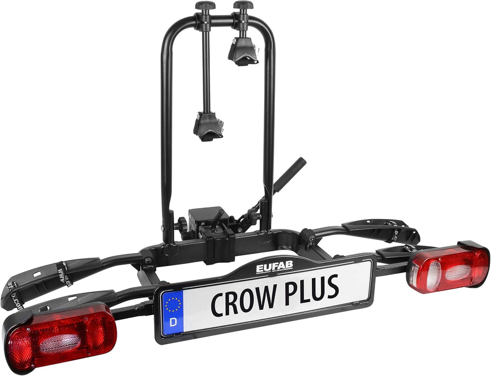 EUFAB Crow Plus 11582 Porte-vélo, Extensible
