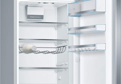 Bosch KGE398IBP - Série 6, Réfrigérateur combiné pose-libre, 201 x 60 cm, Inox anti trace de doigts