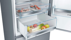 Bosch KGE398IBP - Série 6, Réfrigérateur combiné pose-libre, 201 x 60 cm, Inox anti trace de doigts
