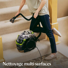 BISSELL SpotClean Pet Pro, Shampouineuse Canapé, Moteur Puissant de 750W, Idéal pour les Propriétaires d'Animaux, Nettoyeur pour Tapis, Moquettes, Meubles, Tissus, Voiture & Plus Encore, 15585