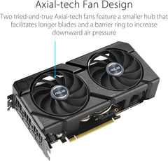 ASUS GeForce RTX 4060 TI Dual Evo 8G OC Carte Graphique de Jeu – Horloge Boost 2595 MHz GDDR6X PCIe Gen 4 DLSS 3 3X DP v 1.4a HDMI 2.1a (Prend en Charge 4K et 8K HDR)