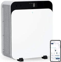BLUEAIR Purificateur d'air Premium pour pièces jusqu'à 131 m², idéal pour les allergènes d'animaux, les virus, les bactéries et les grands espaces, Classic Pro CP7i