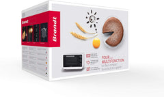 BRANDT - FC405MW - Mini four posable et compact 2100 W – Capacité 40L - Multifonction avec 5 modes de cuisson - Cuisson homogène - Double vitrage – Blanc