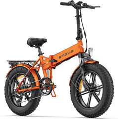 EP-2 Pro Vélo électrique Pliable 20 × 4.0 Fat Bike Electrique 7 Vitesses avec Batterie Amovible 48V 13Ah Autonomie 120km Tout-Terrain & VTT & Plage & Neige -