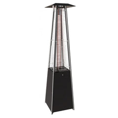 Chauffage extérieur gaz - Pyramide - Noir - 13 kW - Housse de protection Favex -