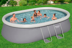Piscine autoportante Ovale Fast Set 549 x 366 x 122 cm avec Filtration