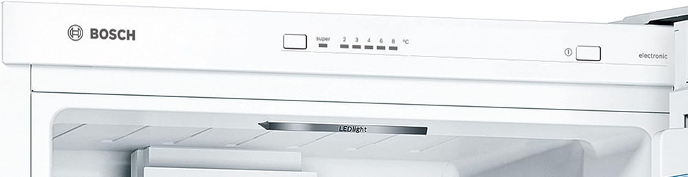 Bosch KGV36VWEAS Série 4, Réfrigérateur combiné pose-libre - 308 L - H 186 X L 60 cm - Blanc