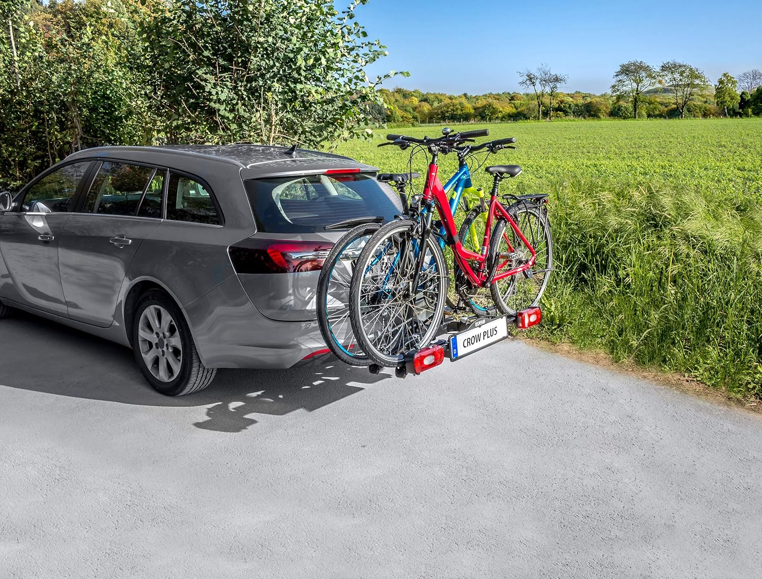 EUFAB Crow Plus 11582 Porte-vélo, Extensible