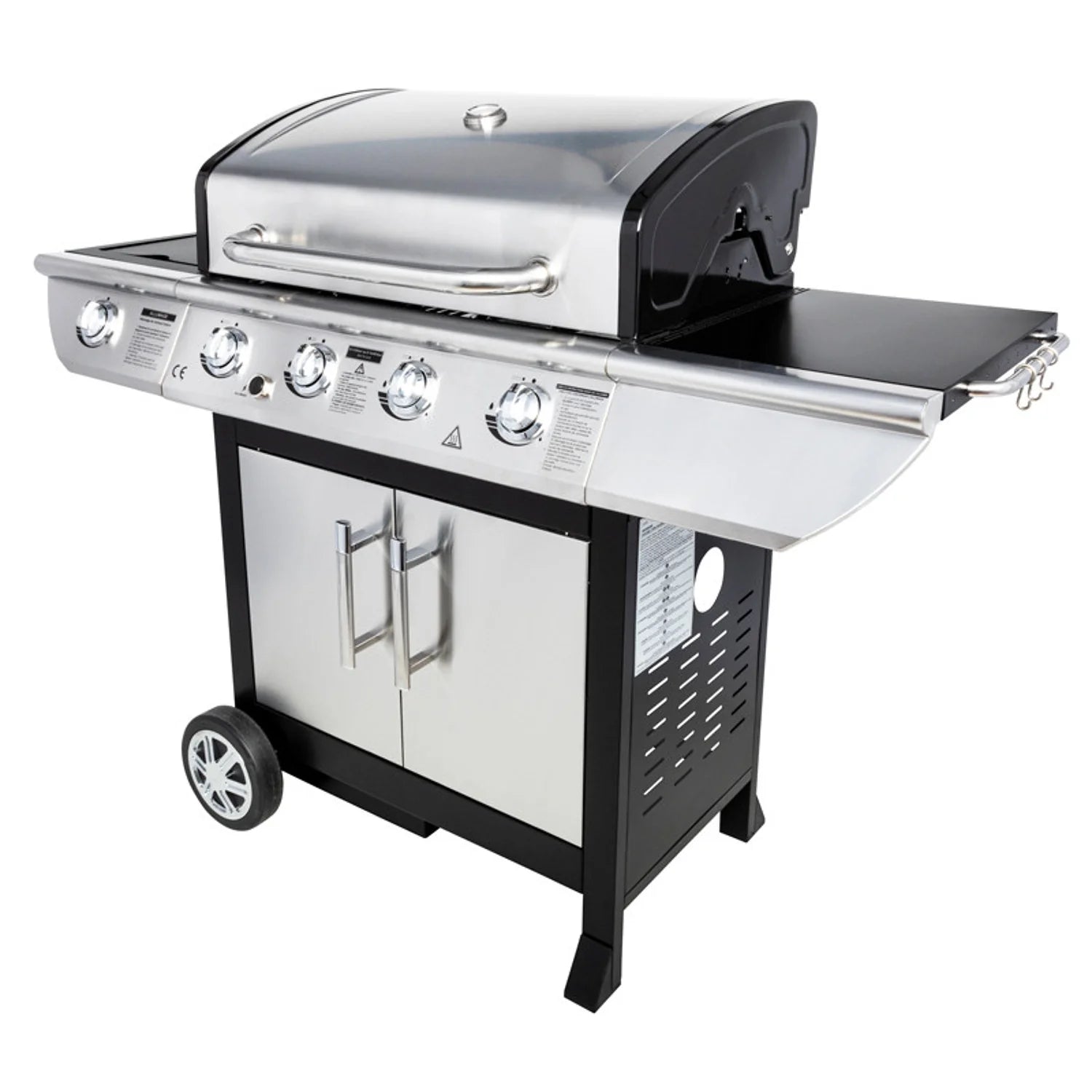 Barbecue au gaz BRISBANE - 4 br没leurs 14kW + rchaud Somagic -