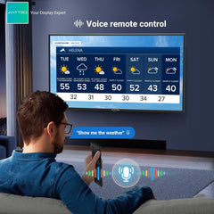 Antteq G24 Smart TV 24 Pouces (60 cm) Television 220/12V Bluetooth compatibilité avec Google Assistant Triple Tuner (DVB-S2/T2/C) WiFi Bluetooth HDMI USB Miroir d’Écran Idéal Camping