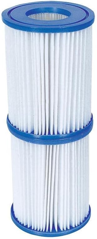 FORNOR 56141 Piscine + Filtre Bombe 366 x H 100 cm,Effet Bois