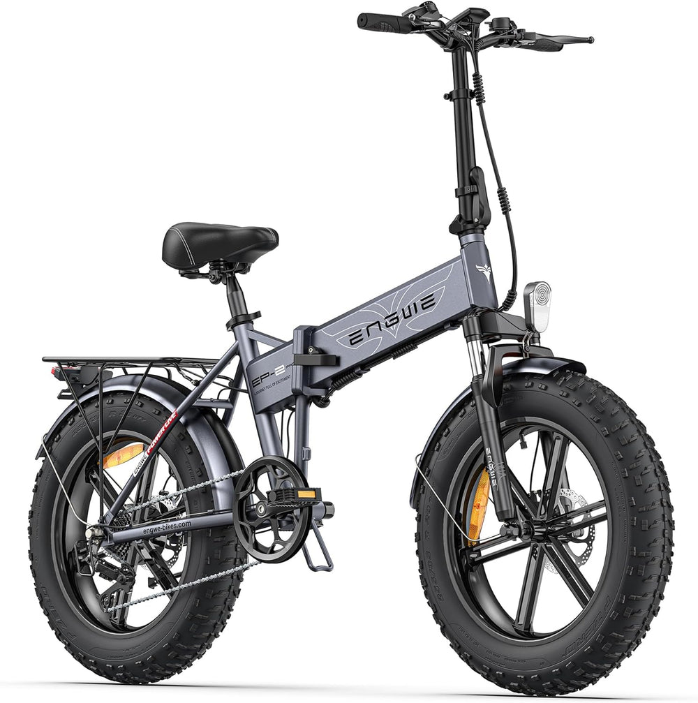 EP-2 Pro Vlo lectrique Pliable 20 脳 4.0 Fat Bike Electrique 7 Vitesses avec Batterie Amovible 48V 13Ah Autonomie 120km Tout-Terrain & VTT & Plage & Neige -