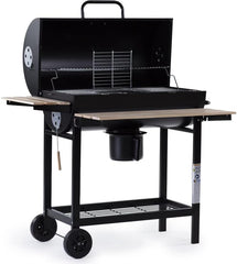 Barbecue charbon de bois "King" - 95 x 63 x 105 cm - Noir