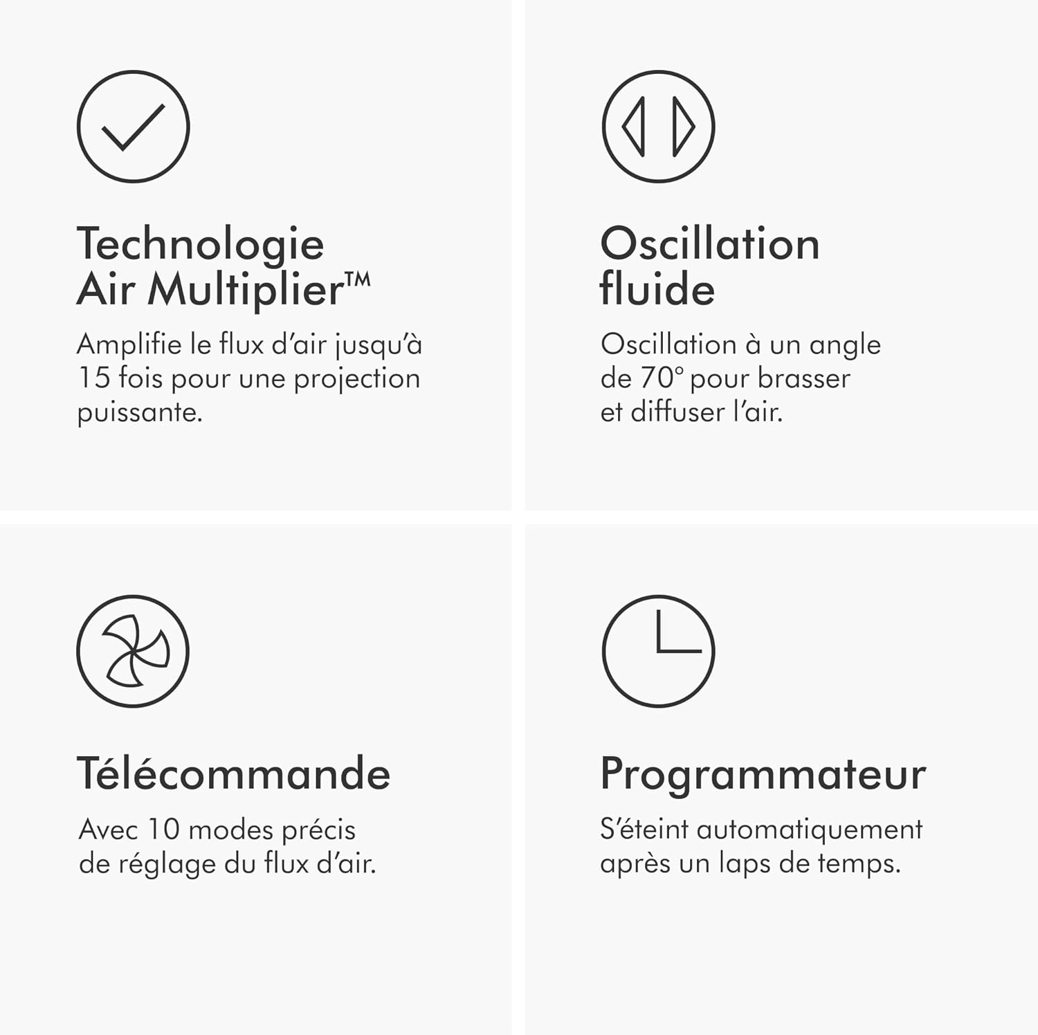Dyson AM07 Air Multiplier Tower Fan, White