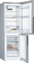 Bosch KGV33VLEAS - Réfrigérateur combiné pose libre - Série 4 - 288L - Froid brassé - L 60cm x H 176cm - Inox
