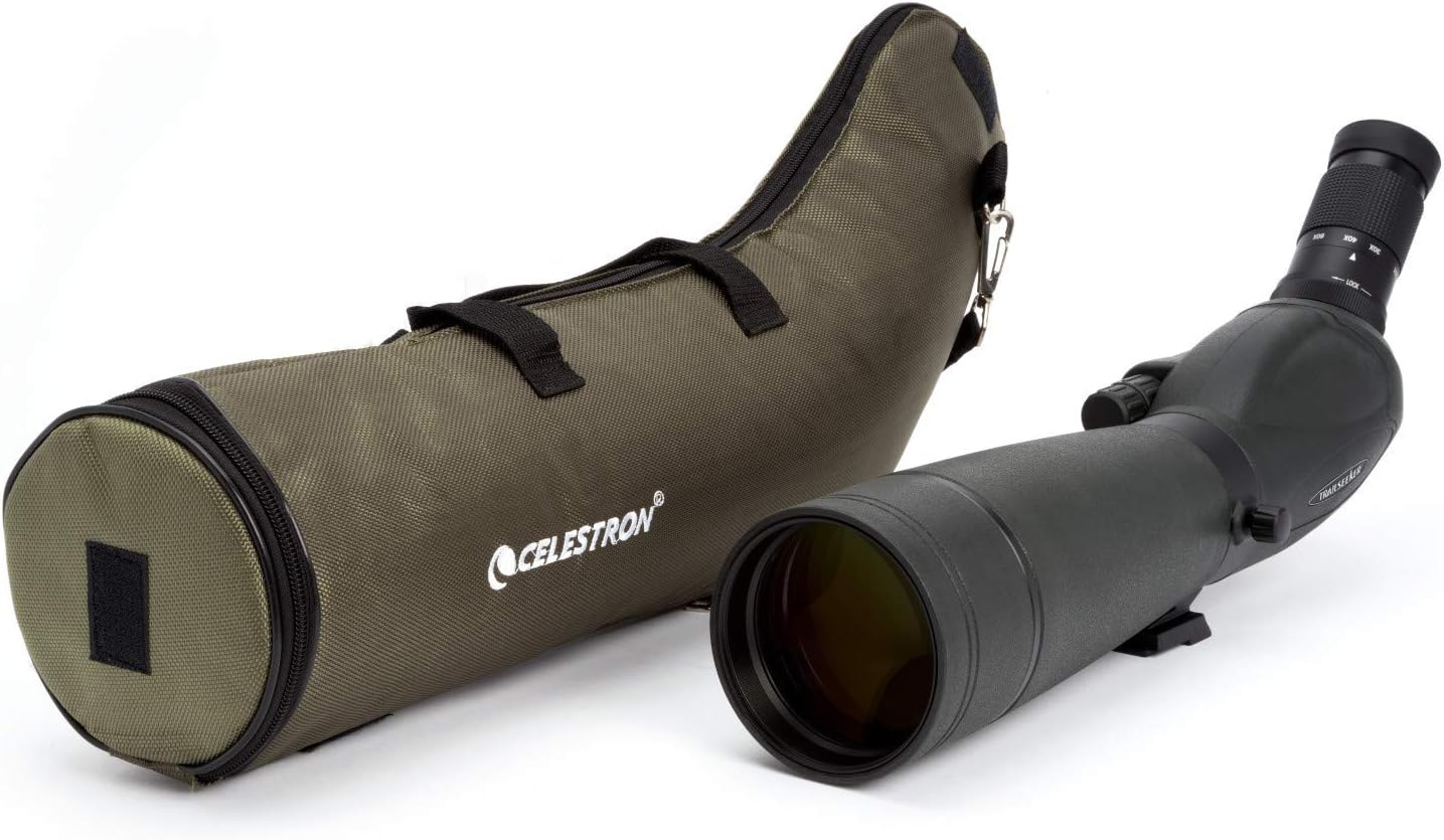 Celestron 52332 TrailSeeker - Longue-vue 80-45 degrés, noir