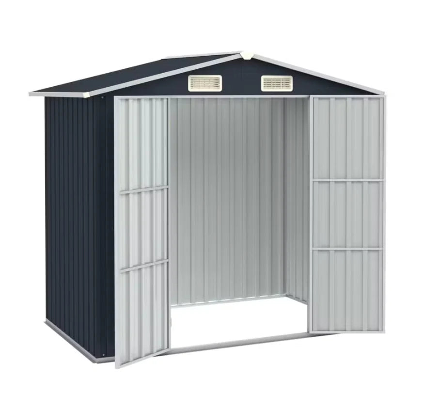 Abris de Jardin Gris Mtal 205 x 183 x 129 cm -
