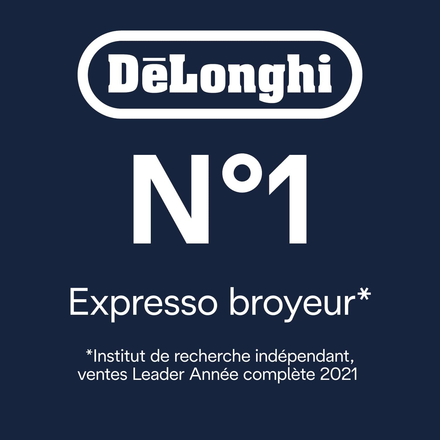 De'Longhi Magnifica S Machine a Café Grain ECAM22.110.B, Machine Expresso et Cappuccino, 1.8L, Noir [Exclusif Amazon]