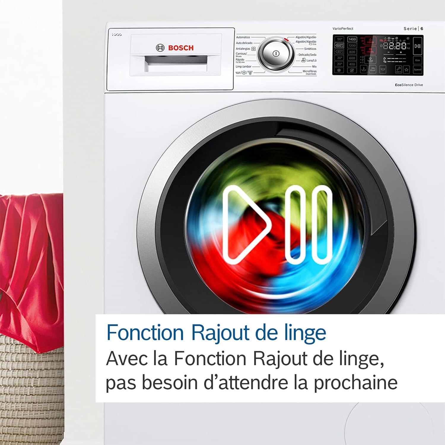 WAN24228FR,Srie 4,Lave linge hublot,8 kg,1200 trs/min,Blanc -