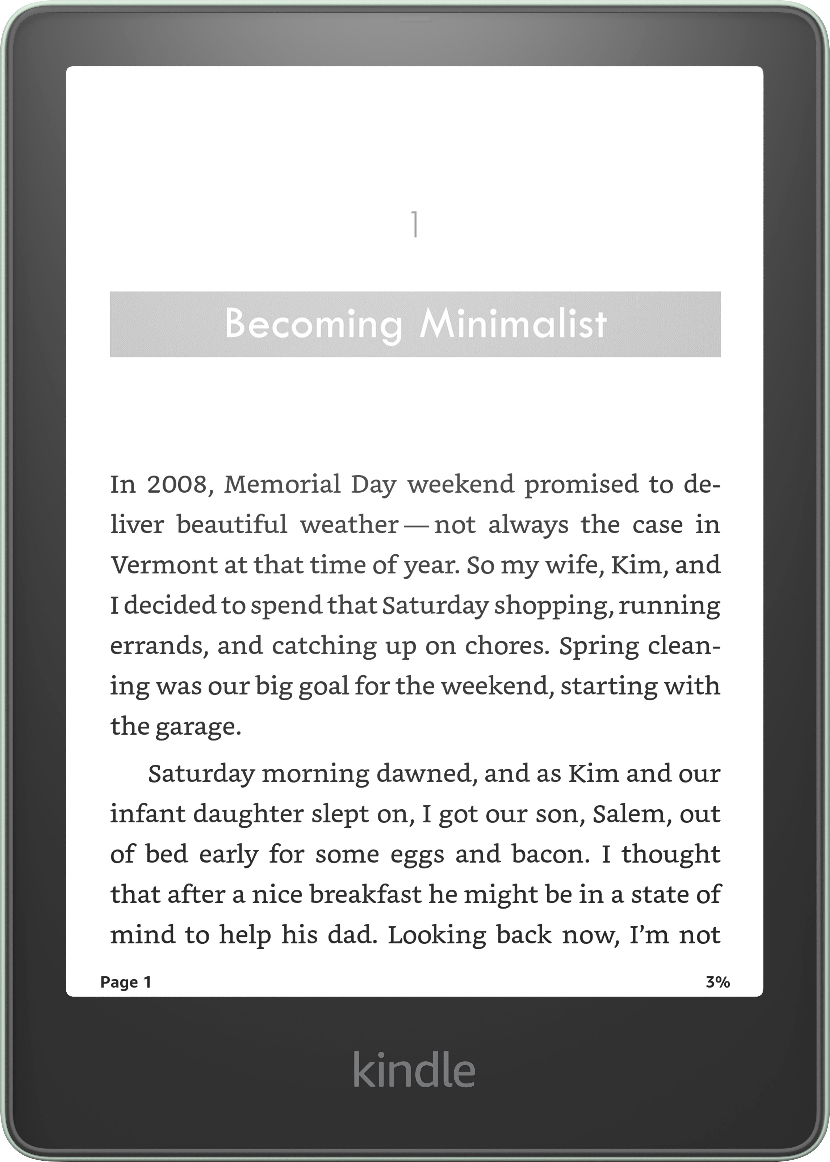 2025 - Kindle Paperwhite Signature Edition - 32GB - Verde Agave -