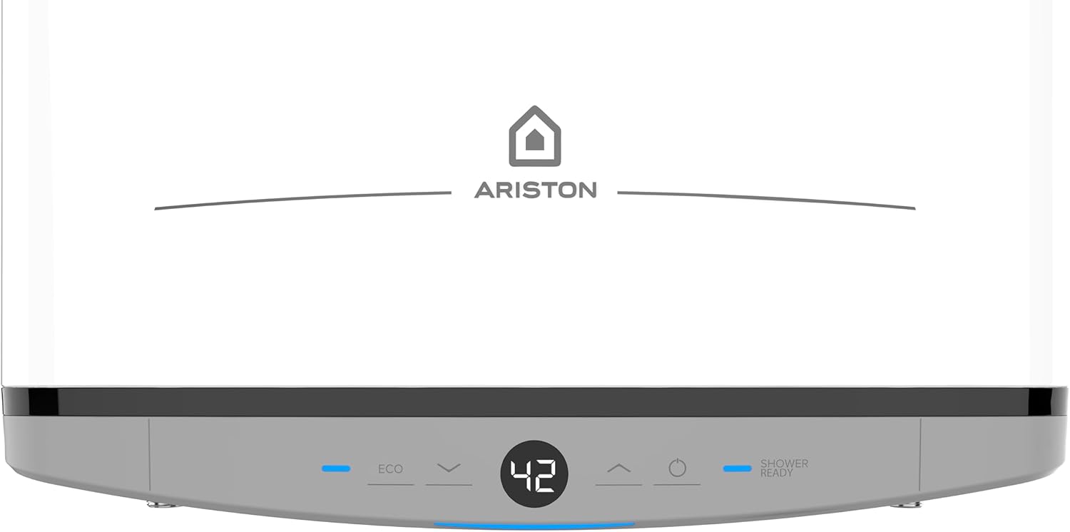 Ariston VELIS DUNE 45 litres - Chauffe-eau électrique Ultra-Plat - 13% d’Economies d’Energie - Conçu et fabriqué pour être installé en France.