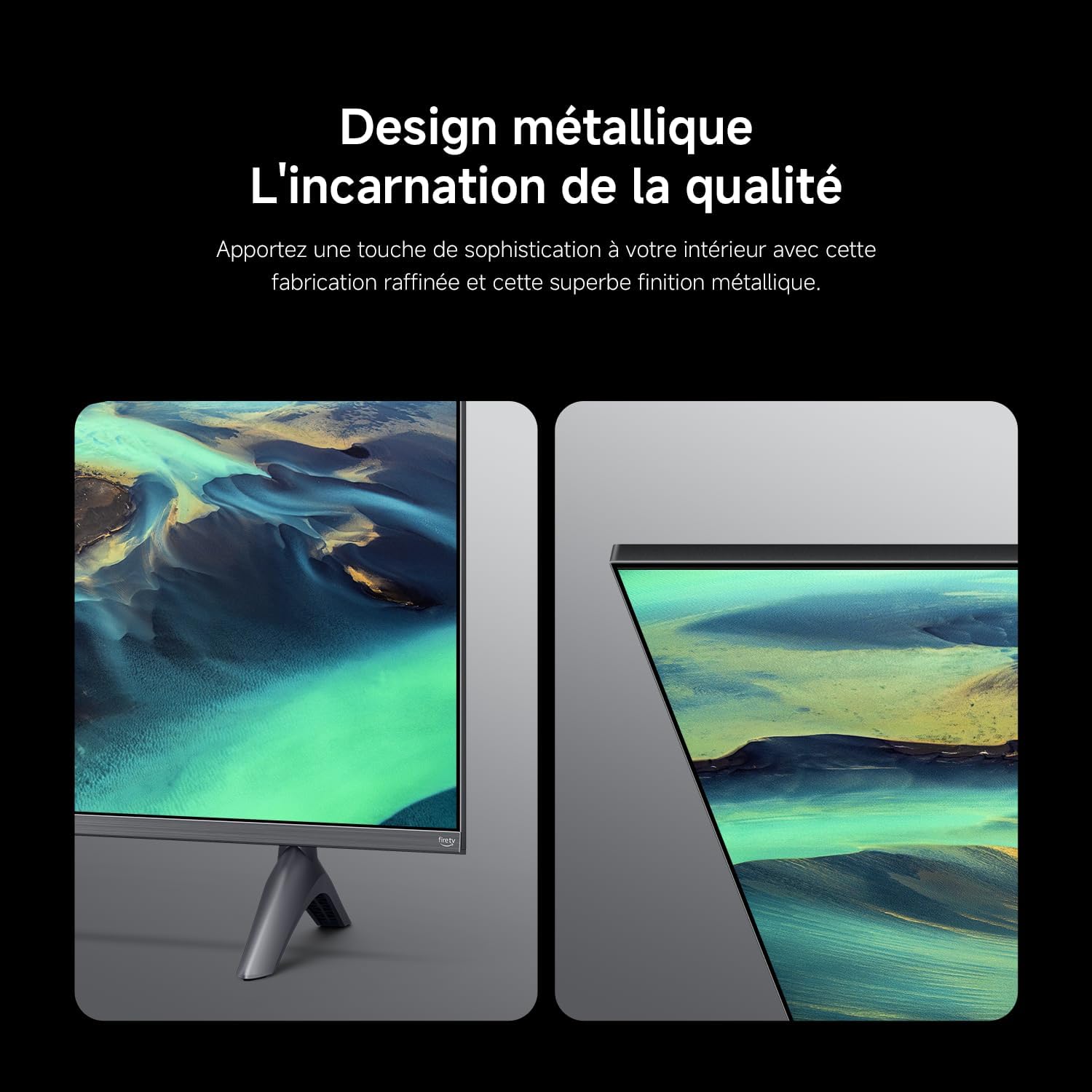 Xiaomi TV F Pro 32, 81 cm (32 Pouces), QLED, Smart TV, Fire OS7, Contrôle Vocal Alexa, Dolby Audio™, DTS Virtual:X, DTS-HD, Compatible avec Apple AirPlay