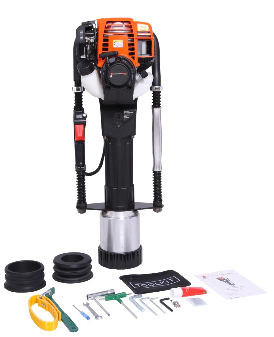 Enfonce-pieux avec moteur essence 4 temps refroidi par air -
