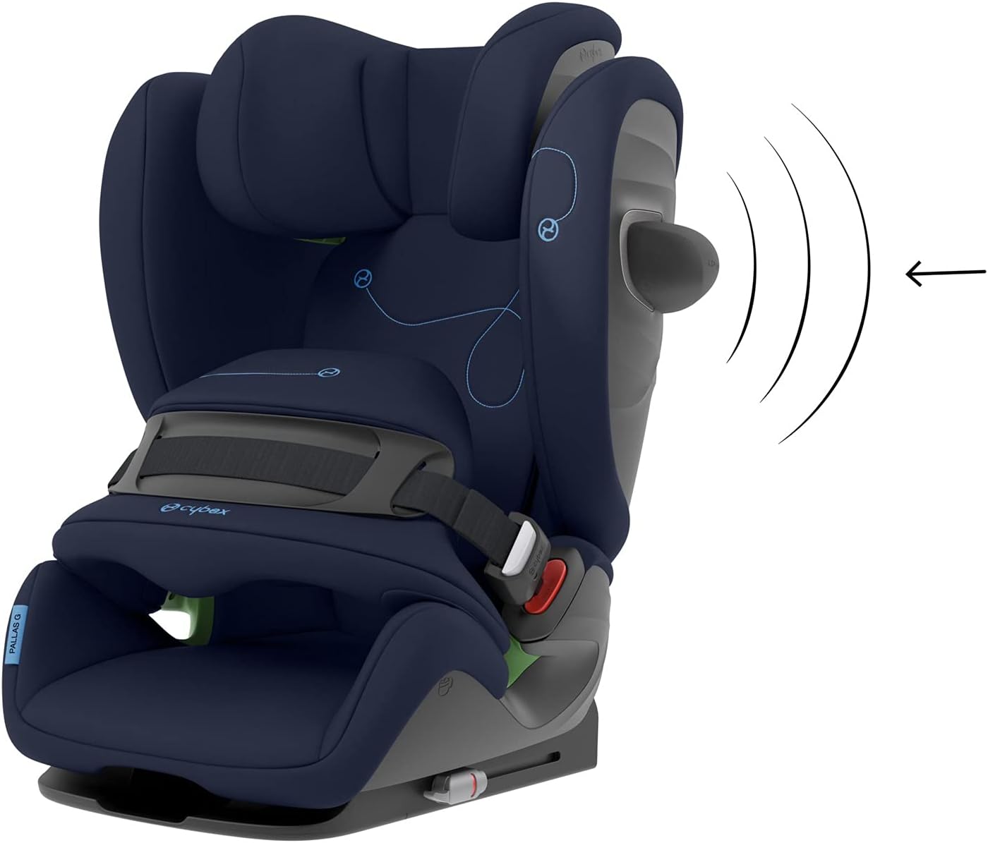 Cybex Pallas G2 Plus/Stormy Blue-light blue PU1