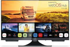 Cello C2224WS Trav 22" Zoll Smart Full HD 12V Camping Reise TV Rahmenlos Triple Tuner Bluetooth WebOS by LG Pitch Perfect Lautsprecher Wohnmobil LKW Boot [2024]
