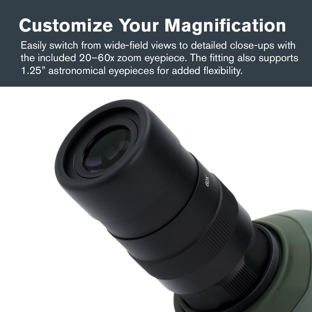 Celestron 52304 Regal M2 Longue-Vue 65ED, Vert