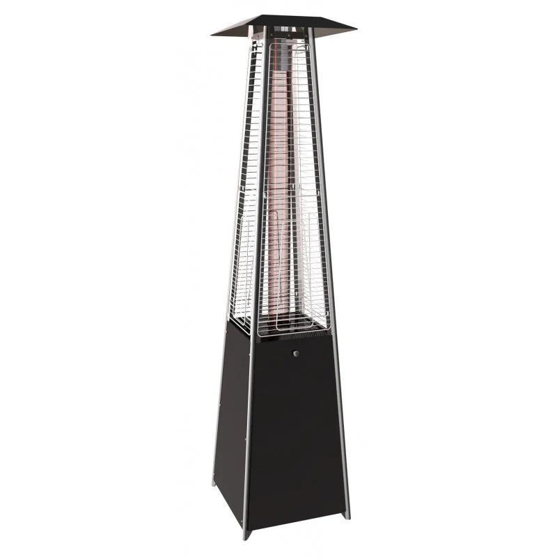 Chauffage extrieur gaz - Pyramide - Noir - 13 kW - Housse de protection Favex -