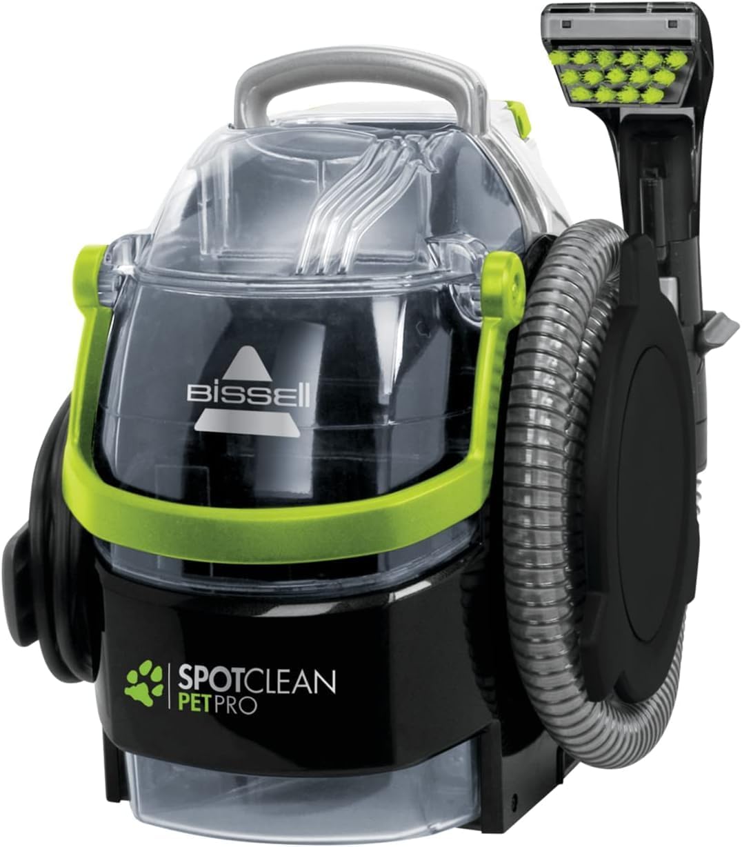 BISSELL SpotClean Pet Pro, Shampouineuse Canapé, Moteur Puissant de 750W, Idéal pour les Propriétaires d'Animaux, Nettoyeur pour Tapis, Moquettes, Meubles, Tissus, Voiture & Plus Encore, 15585
