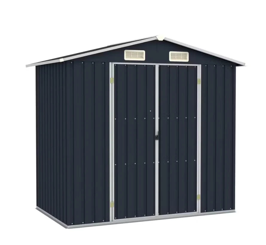 Abris de Jardin Gris Mtal 205 x 183 x 129 cm -