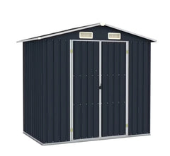 Abris de Jardin Gris Mtal 205 x 183 x 129 cm -