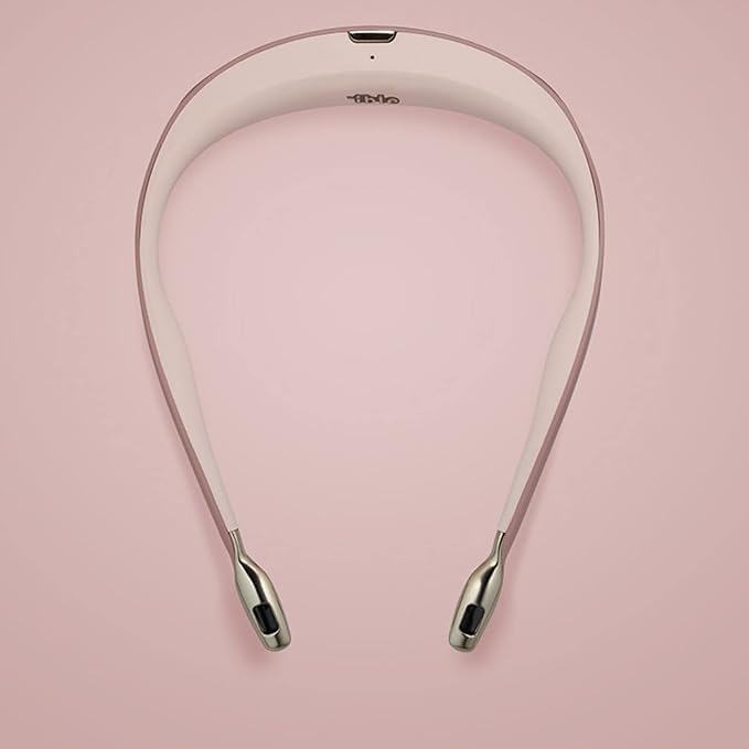 Airvida L1 Collier purificateur d'air ionique portable (Rose) | Rechargeable par USB - 32h d’autonomie | Pour le quotidien et en voyage