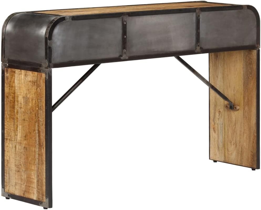 vidaXL Buffet Bahut Armoire Commode Meuble de Rangement Bois Manguier Massif