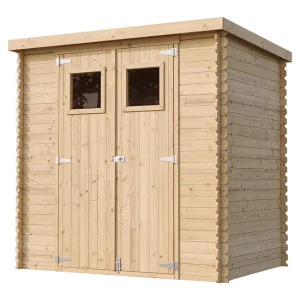 Abri de jardin en bois L204 x l142 x H200 cm / 2,22 m -
