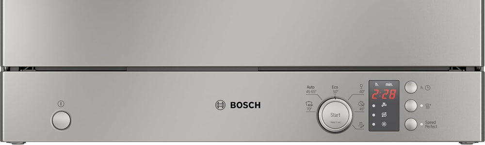 Bosch SKS2ITI00E, Série 2, Lave-vaisselle compact 55cm, Pose-libre, Argent