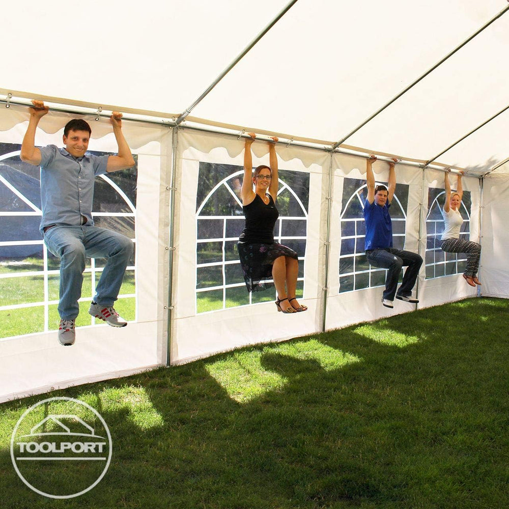 3x6 m Tente de réception/Barnum Blanc Toile de Haute qualité PVC 700 N
