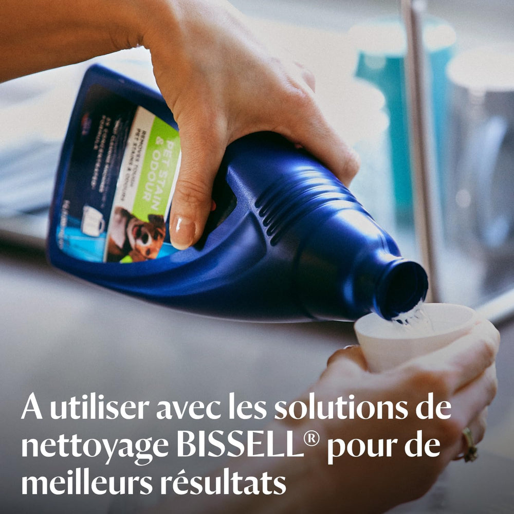 BISSELL SpotClean Pet Pro, Shampouineuse Canapé, Moteur Puissant de 750W, Idéal pour les Propriétaires d'Animaux, Nettoyeur pour Tapis, Moquettes, Meubles, Tissus, Voiture & Plus Encore, 15585