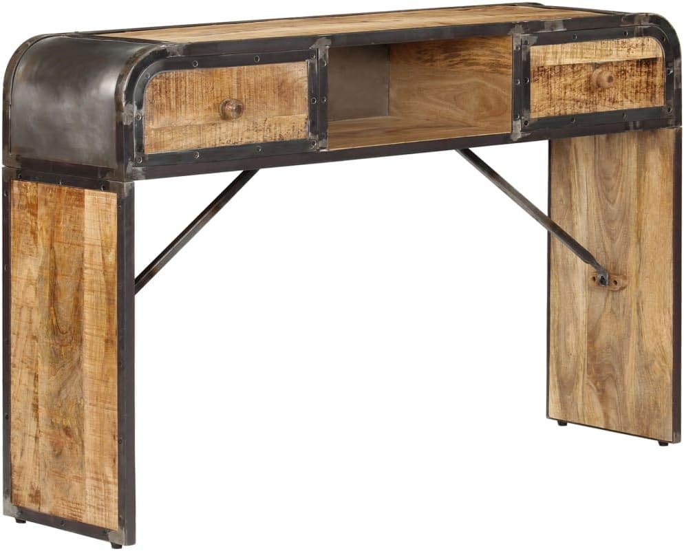 vidaXL Buffet Bahut Armoire Commode Meuble de Rangement Bois Manguier Massif