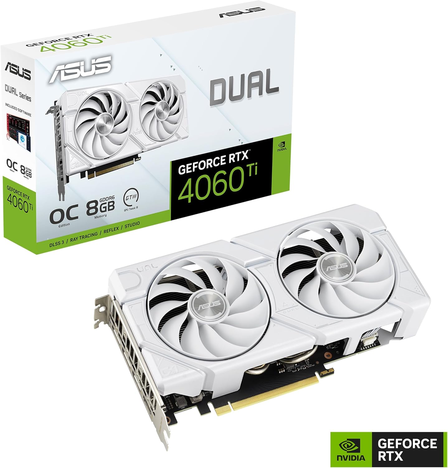 ASUS Dual GeForce RTX 4060 Ti EVO 8GB - OC Edition (90YV0J4B-M0NA00)