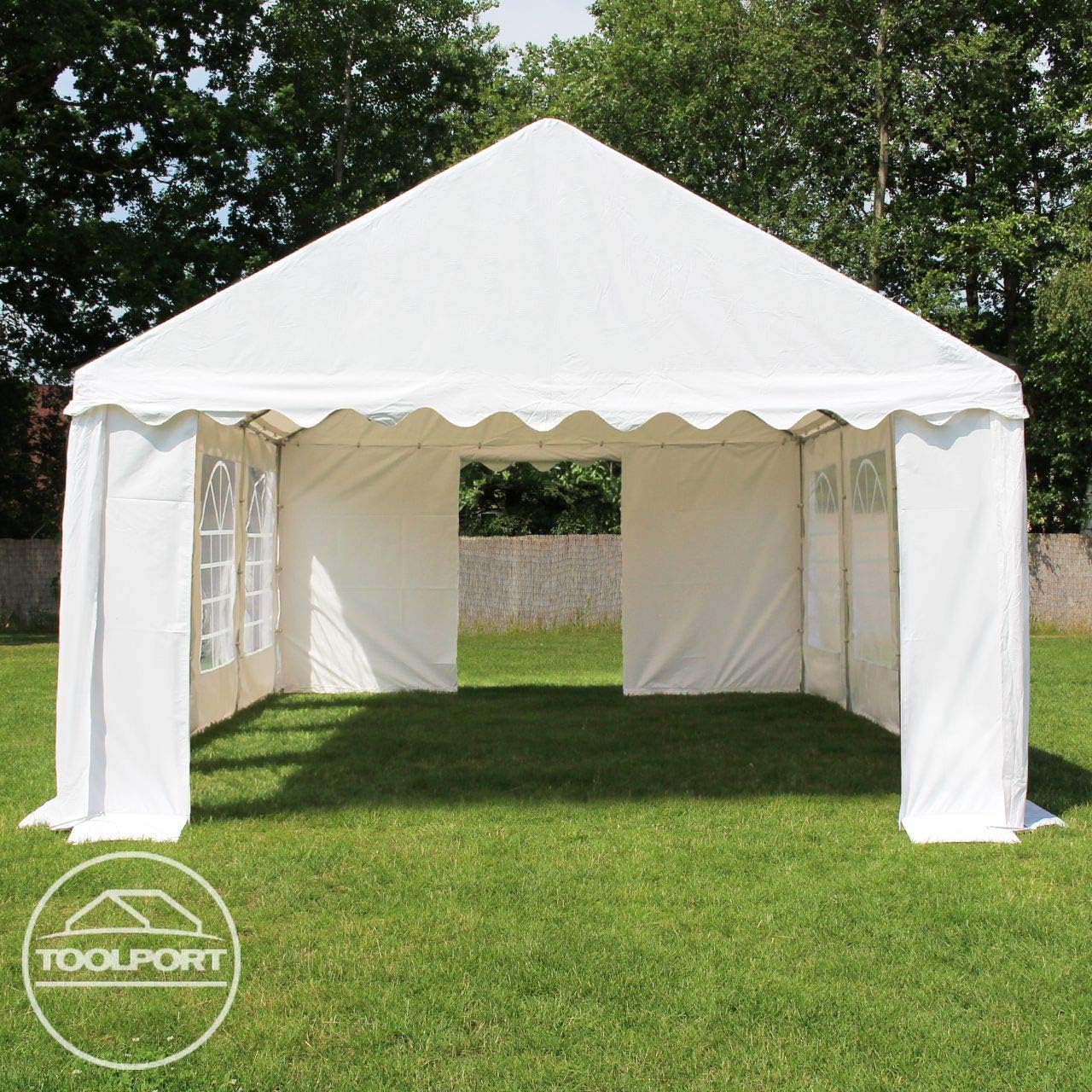 3x6 m Tente de réception/Barnum Blanc Toile de Haute qualité PVC 700 N