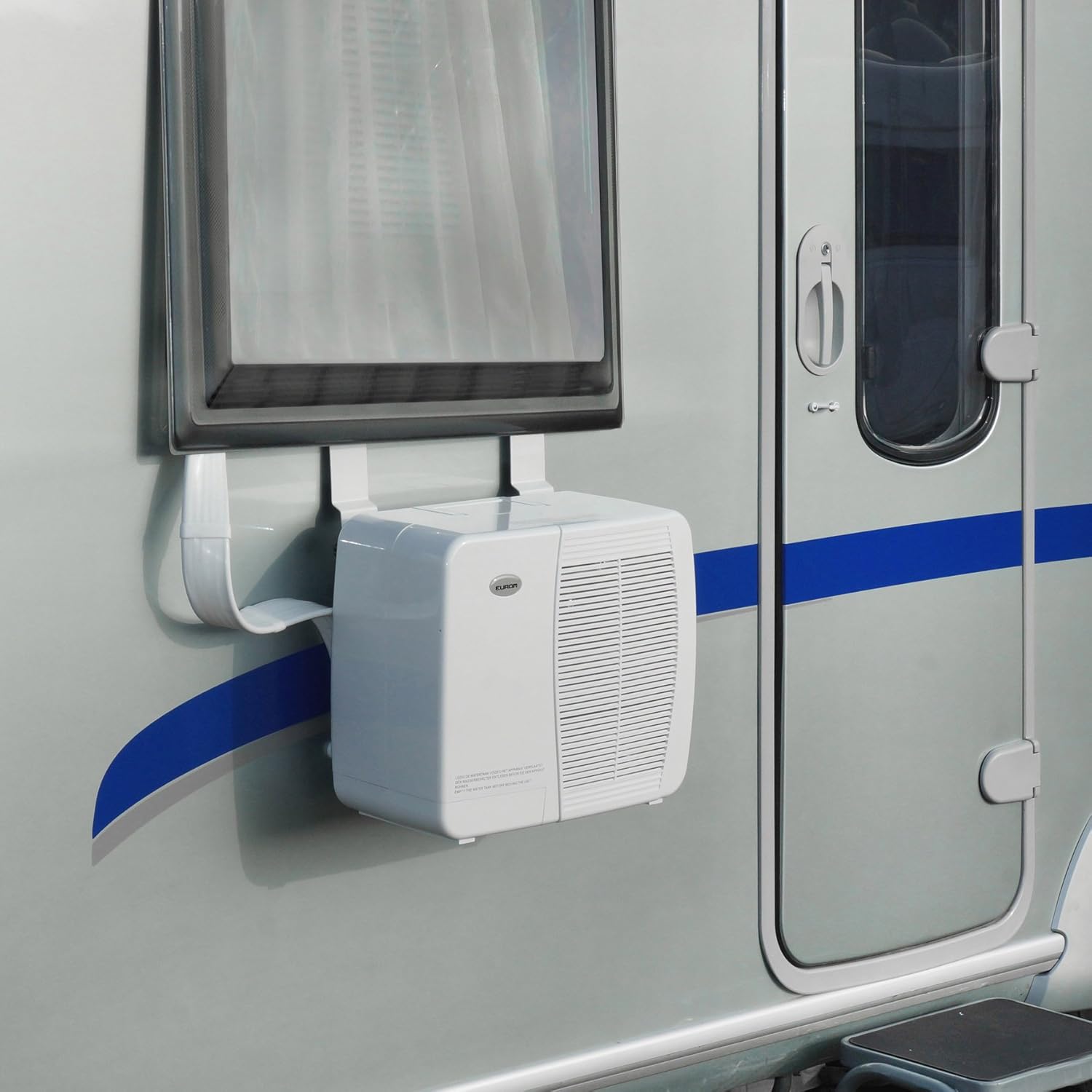 EUROM Split Climatiseur AC2401 pour caravane camping-car bateau bus camping-car caravane mobil-home | Climatiseur mobile avec 2400 BTU | Modèle amélioré du légendaire climatiseur AC2400