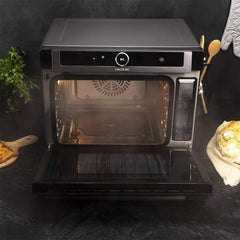 Cecotec Four à vapeur Bake&Steam 4000 Combi Gyro. Four 3 en 1: fusion vapeur, convection et friteuse à huile, capacité 40 litres, 7 fonctions, puissance 2400 W