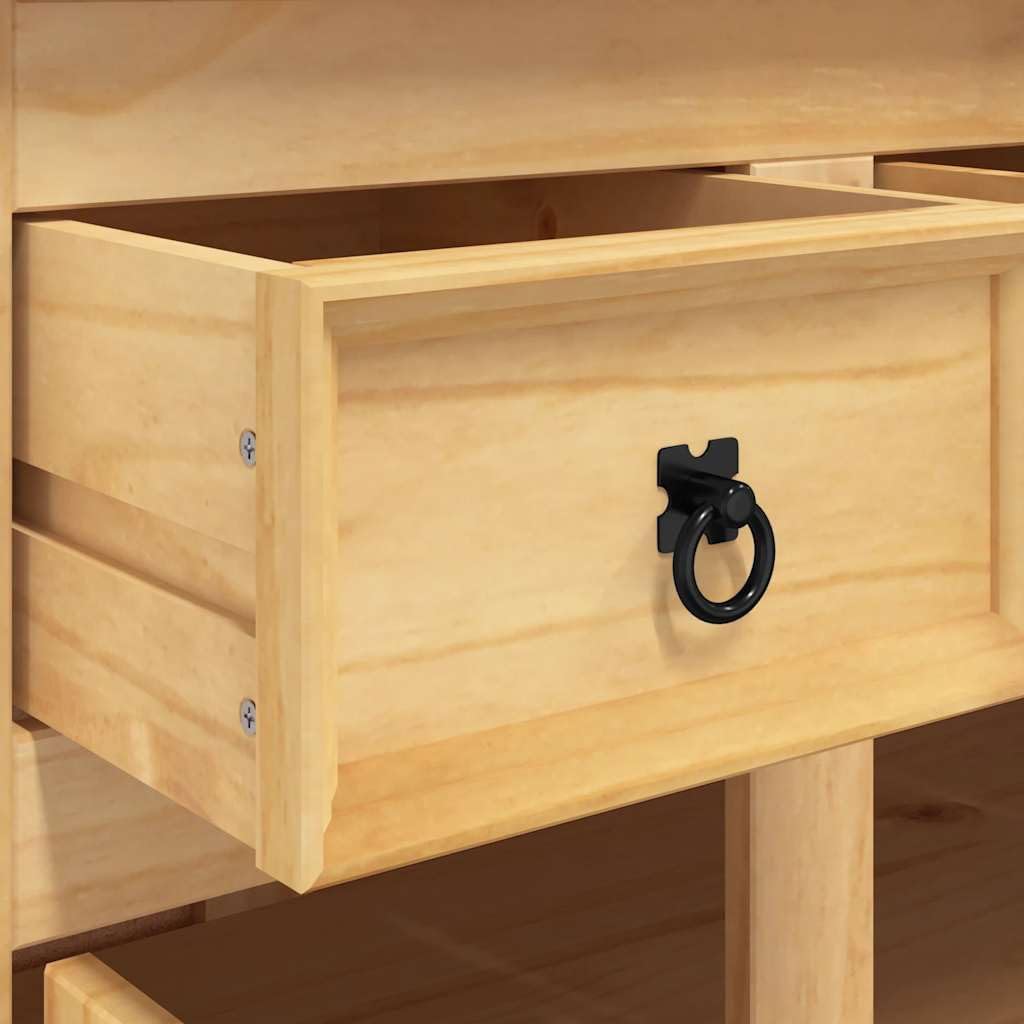 vidaXL Buffet Corona Marron 112x44x78 cm Bois Massif pin Mexicain, Meuble de Rangement, Meuble de Rangement de Cuisine, Meuble de Rangement de Salon