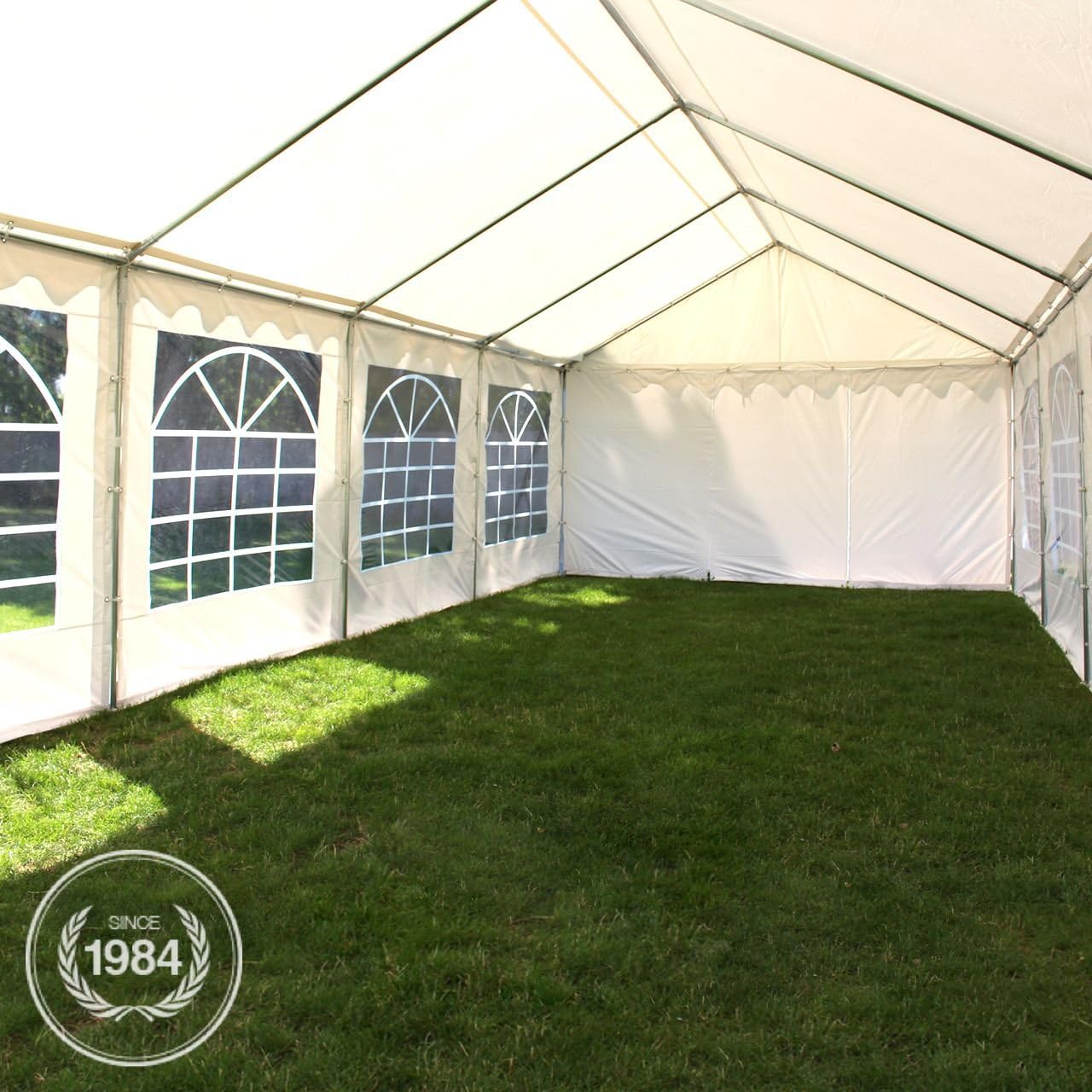 3x6 m Tente de réception/Barnum Blanc Toile de Haute qualité PVC 700 N