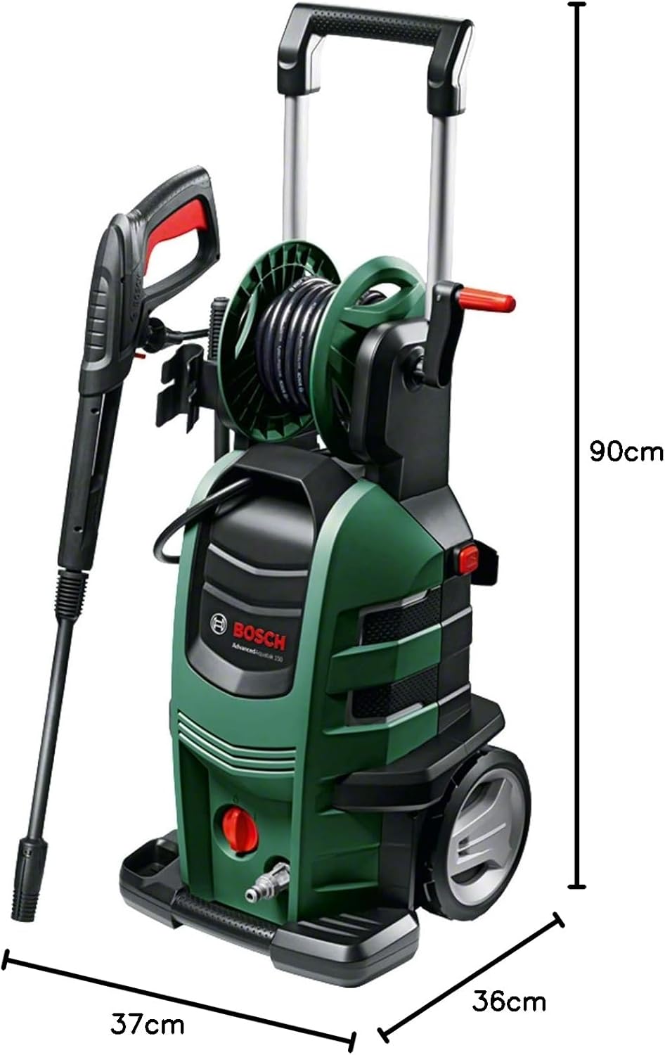 Home and Garden Nettoyeur haute-pression - AdvancedAquatak 160 (2600 W,160 Bars,Débit maxi 580 l/h,Câble 5 m,Set d'accessoires)