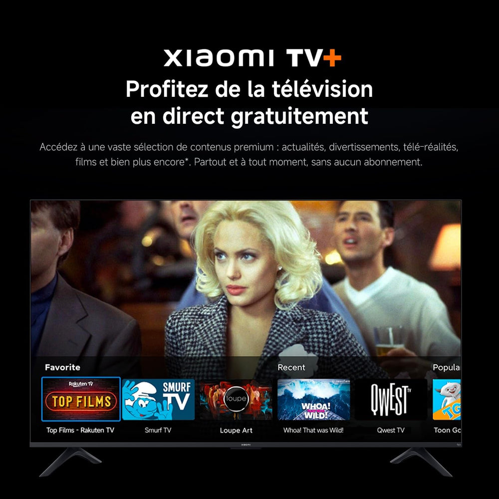 Xiaomi TV F 50 127 cm (50 Pouces) 4K UHD Smart TV Fire TV Contrôle Vocal Alexa HDR10 MEMC Mode Game Boost 120Hz 2Go+32Go Compatible avec AirPlay